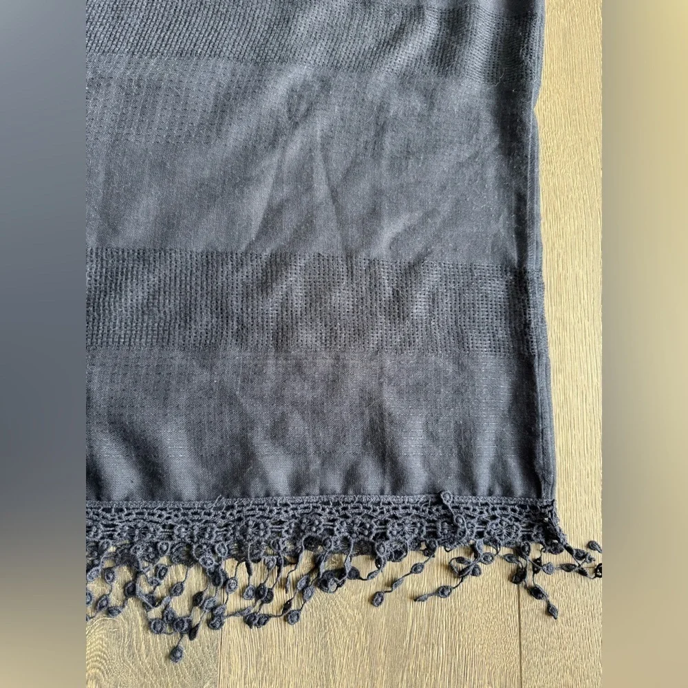 Abercrombie and Fitch Infinity Scarf in Navy Blue